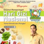 Selamat Memperingati Hari Gizi Nasional