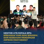 Menteri ATR/Kepala BPN: Kebijakan Yang Baik Berawal dari Kesediaan Mendengar Aspirasi Masyarakat SapaNTB.Photos